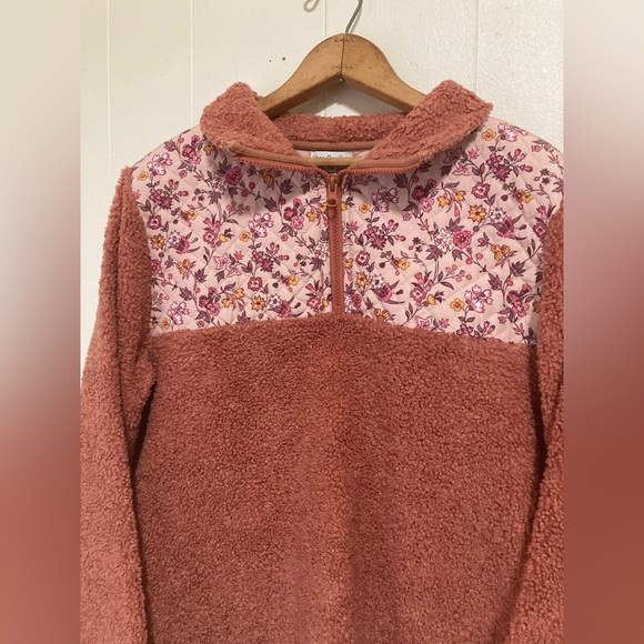 Vera Bradley Sherpa Quilted Paisley Fig Oversized Pull Over Sweater Size S/M - Picture 3 of 11